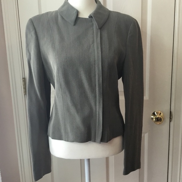 Giorgio Armani Vintage Green Zippered Jacket - 6 - Picture 2 of 12